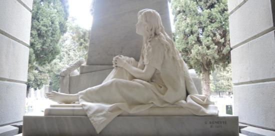 Tomba D'ALBERTIS  figura dopo il restauro