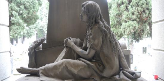 Tomba D'ALBERTIS  figura prima del restauro