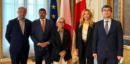 Visita ambasciatrice della Lettonia-Foto di gruppo