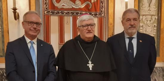Visita arcivescovo Tasca a sindaco Bucci