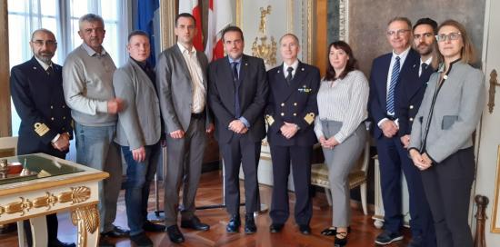 Visita delegazione Amministrazione Marittima ucraina e Capitaneria di Porto-Gruppo