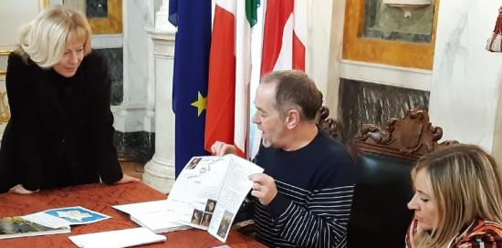 Visita di Denis Deroux sindaco di Bathernay