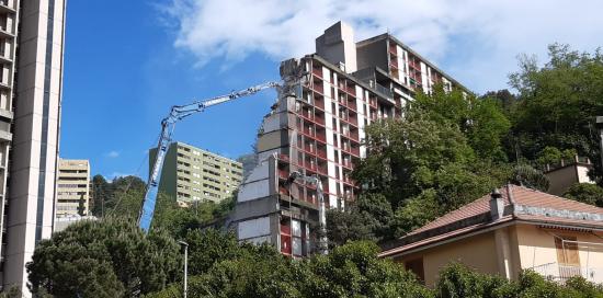 diga begato in demolizione