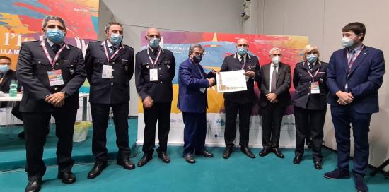 Polizia locale premiata con assessore Viale