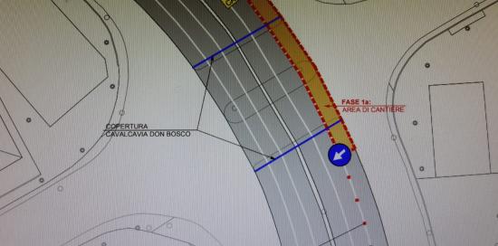 disegno dei lavori giunti cavalcavia corso europa