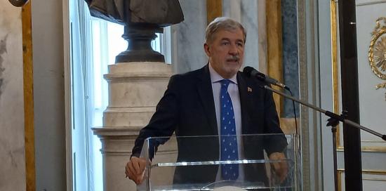 Bucci durante il suo intervento