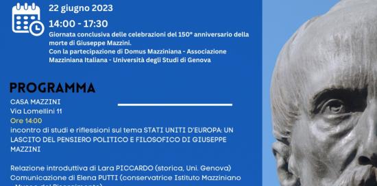 locandina Giornate mazziniane