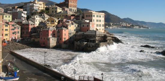 mareggiata a Boccadasse