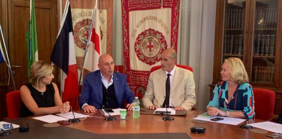 Delegazione durante la riunione