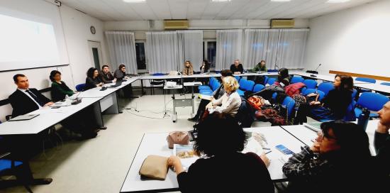 Foto del Consiglio municipale durante l'incontro di presentazione del Piano del Verde