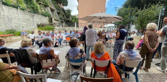 inaugurazione area esterna centro del riuso