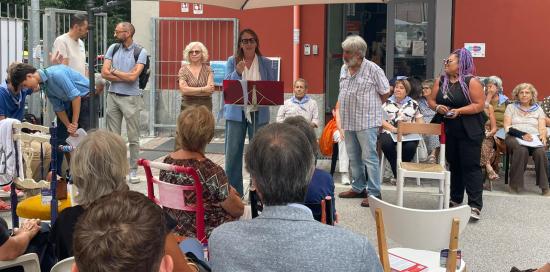inaugurazione area esterna centro del riuso