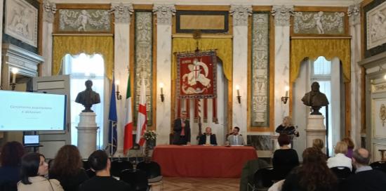 Salone di Rappresentanza di Palazzo Tursi - presentazione del censimento Istat 2025 Salone di Rappresentanza di Palazzo Tursi - presentazione del censimento Istat 2025