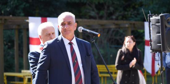 L'intervento di un commosso Giuseppe Matti Altadonna, papà di Luigi