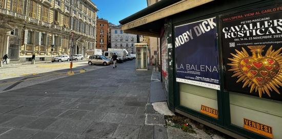 L&#039;edicola di piazza Fontane Marose