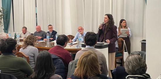 L'intervento dell'assessora Coppola