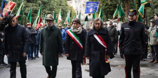 Le Autorità presenti alla cerimonia: presente anche la consigliera delegata Vittoria Canessa Cerchi