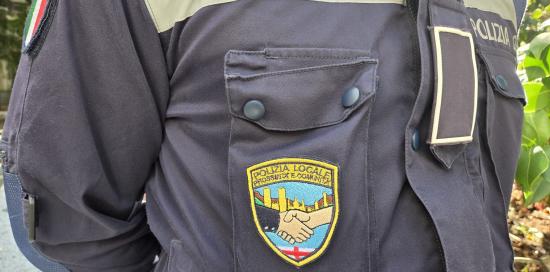 pezza da divisa Polizia Locale nuovo nucleo centro storico di prossimità e comunità