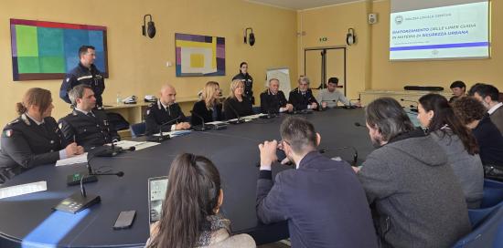 conferenza stampa Sicurezza Piano