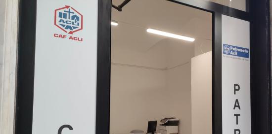 L'ingresso del Patronato Acli di vico Falamonica