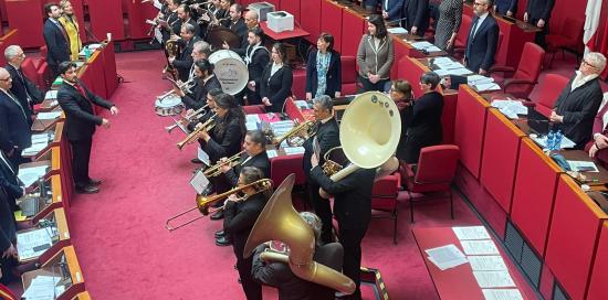 La Filarmonica Sestrese in aula La Filarmonica Sestrese in aula