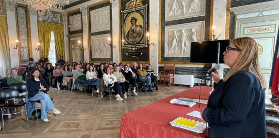 L'intervento dell'assessora Rita Bruzzone