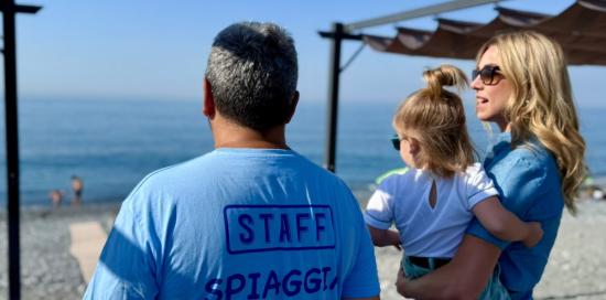 inaugurazione spiaggia bambini