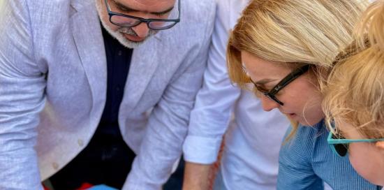 inaugurazione spiaggia bambini