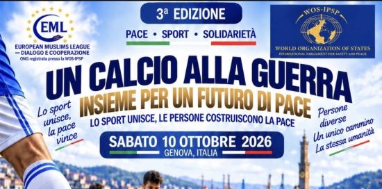 Locandina "Un calcio alla guerra"
