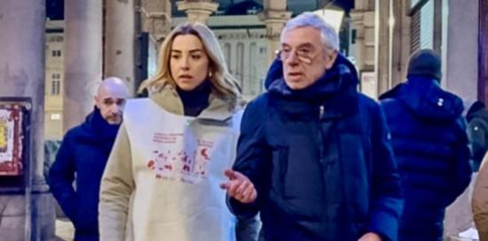 La sindaca Salis durante la prima serata di Rilevazione dei senza dimora genovesi