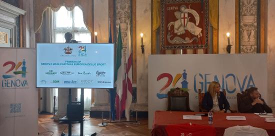 Un momento della conferenza stampa