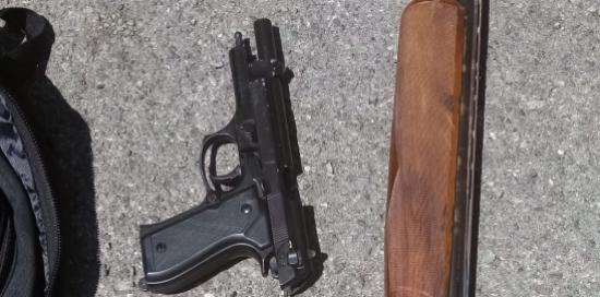 Pistola sequestrata Polizia Locale