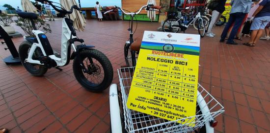 La tabella con informazioni sul servizio, orari e giorni di disponibilità del servizio