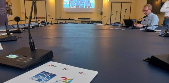 La Sala Giunta Nuova di Palazzo Tursi