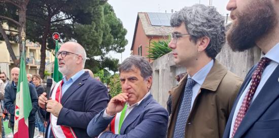 Intervento del presidente Frulio: lo affiancano gli assessori Ferrante e Patrone