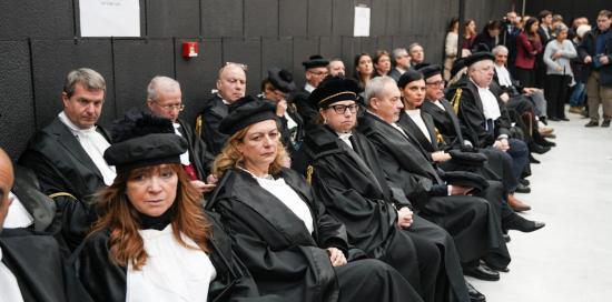 I giudici presenti alla cerimonia I giudici presenti alla cerimonia