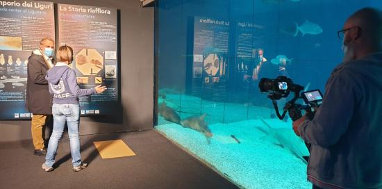 Backstage dentro Acquario