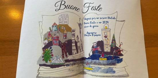 biglietto di auguri istituzionali dell'assessore Brusoni