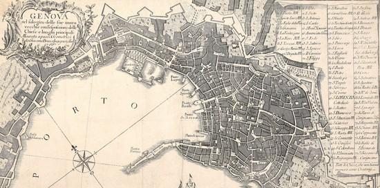 Giacomo Brusco, Genova - nel solo giro delle sue mura vecchie con l'esposizione delle chiese e luoghi principali