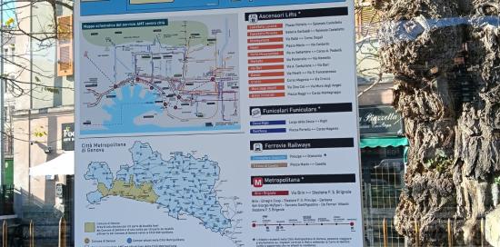 La nuova pensilina collocata tra via Piacenza e via Lodi, in Val Bisagno