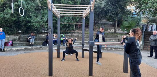 La dimostrazione pratica del team di Fit2go