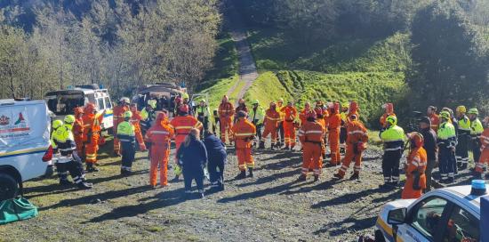 Protezione civile, questa mattina esercitazione anti incendio sul monte Gazzo