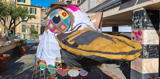 Carro di carnevale ai giardini Luzzati