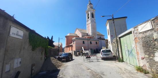  centro storico di Pra' Palmaro - attuale area di cantiere