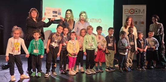 Premiazione sezione Girasoli scuola infanzia Spinola