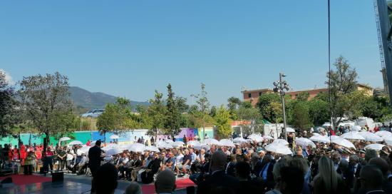veduta della radura dal palco