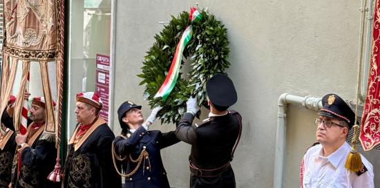 Commemorazione di salita Santa Brigida Commemorazione di salita Santa Brigida