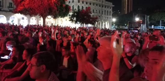 Pubblico concerto piazza della Vittoria