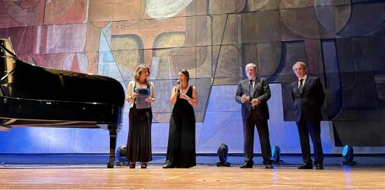 autorità sul palco del Carlo Felice