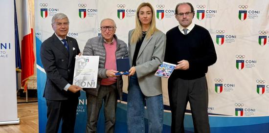 Un momento della cerimonia Un momento della cerimonia